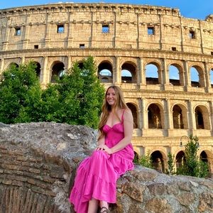 JOELLA MIDI DRESS PINK